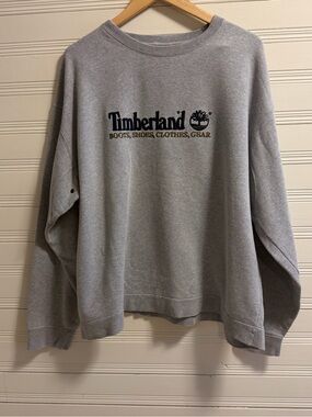 Vintage Y2K Timberland Embroidered Crewneck Sweatshirt XL